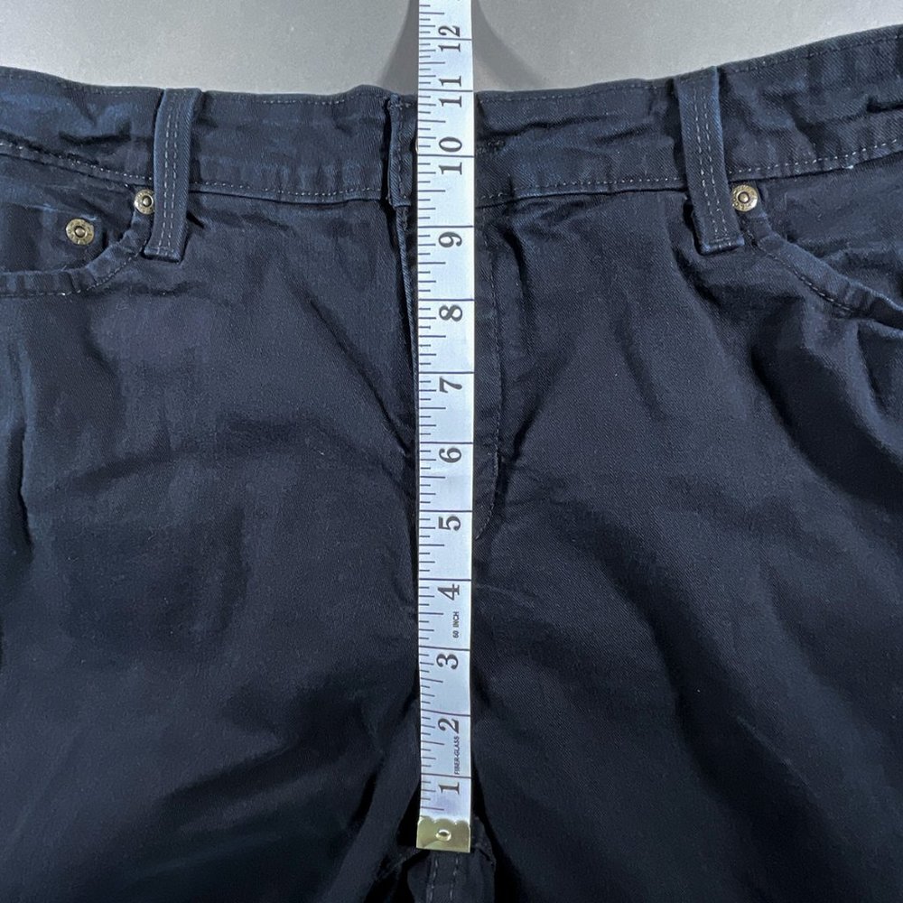 Signature by‎ Levi Strauss Black Jeans At Waist Bootcut Size Misses 14 Short - Picture 10 of 15